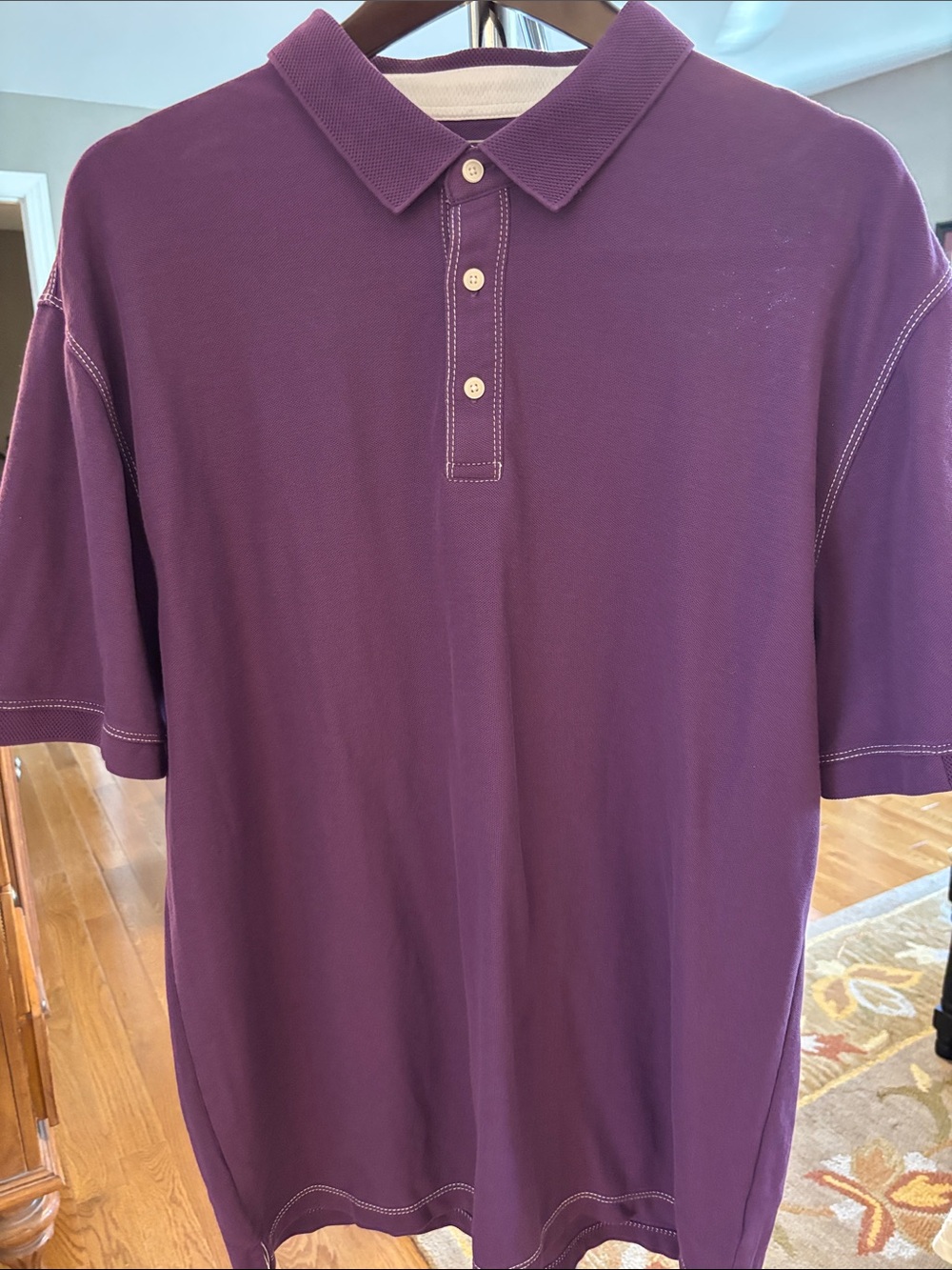 Jos. A. Bank Purple Short-Sleeve Polo Like New